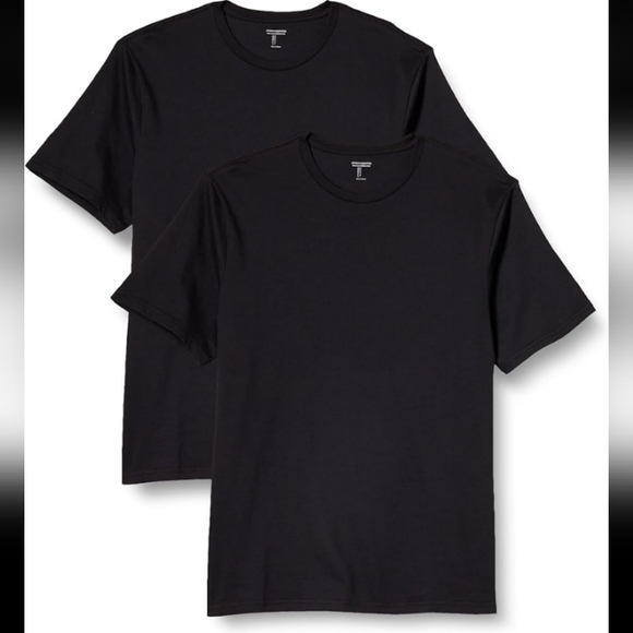 Amazon Essentials Other - 6 Total (3 Packs of 2) Amazon Essentials Men’s Basic Crew Neck T-Shirts.